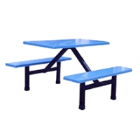 B款玻璃钢4人餐桌