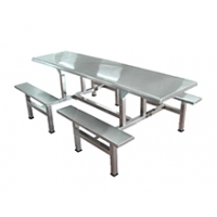 不锈钢8人餐桌
